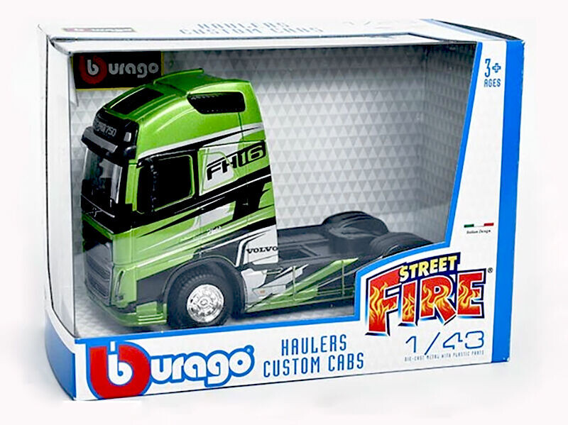 Bburago Volvo FH16 Globetrotter 750 XXL zelená 1:43